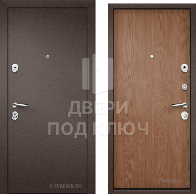 Входная дверь с видеоглазком в коттедж ДПК-13096